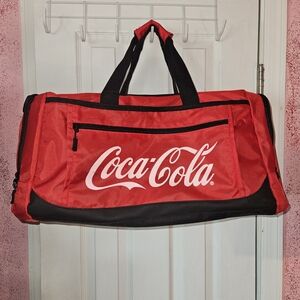 Coca Cola Red and Black Duffel Bag